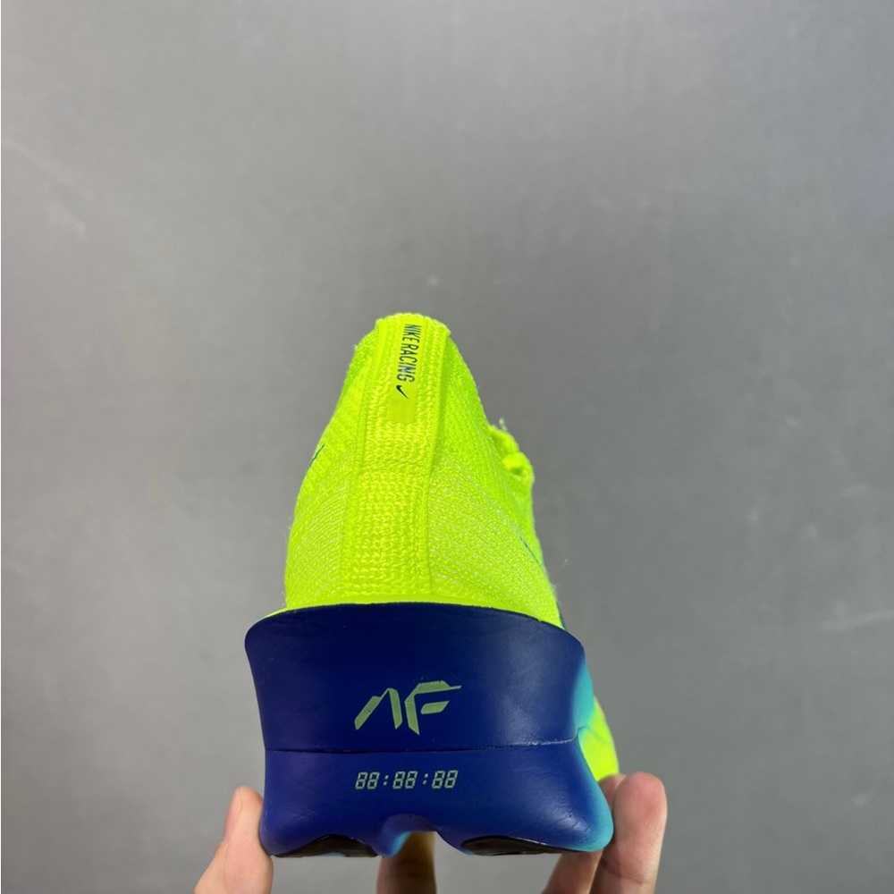 Nike Alphafly 3 Neon Green Athletic Shoes - Picture 6 of 9